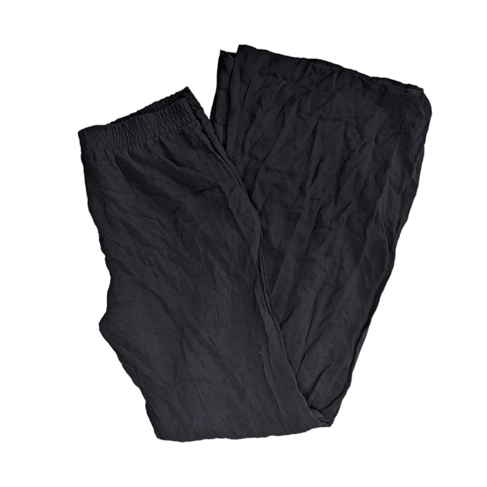 DREW Black Wide Leg Pants